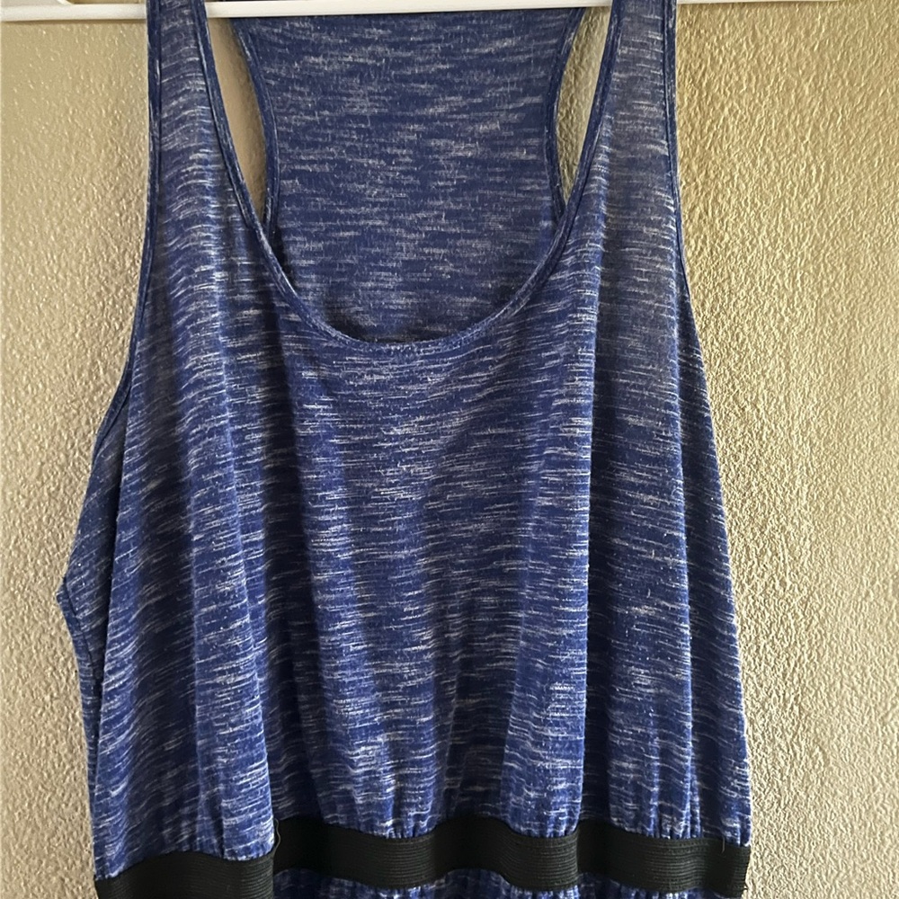 Blue Sleeveless Women's Top